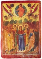 Ascension of Christ  - Russian 5th C Wiki image
