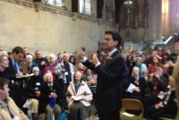 Milliband address lobby