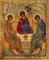 The Trinity icon - Rublev - Wiki Images