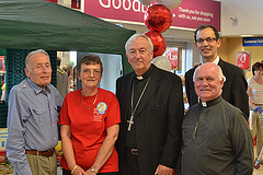 Helpers with Archbishop Vincent & Fr Dominic