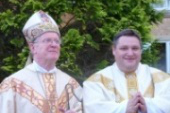 Bishop Keiran with Fr Simon