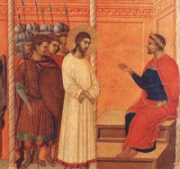 Jesus before Pilate 