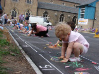 Young artists at the centre