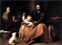 The Holy Family - Murillo 1650