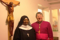 Mother Winsome with Mgr Newton