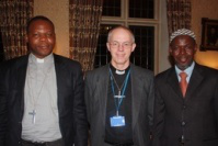  Archbishop Justin with Archbishop Nzapalainga & Imam Omar Layama  at Lambeth Palace