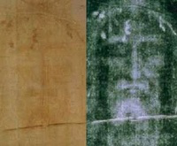 Positive & negative image of Shroud - Wiki