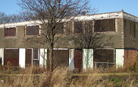 boarded up council houses Leeds