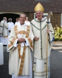 Deacon Jim with Cardinal Cormac