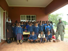 Schoolchildren at the Village - Facebook pic 
