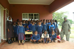 Schoolchildren at the Village - Facebook pic 
