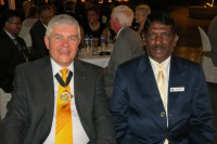 John Rayer with Simon D’Souza