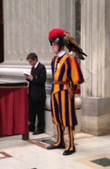 Swiss Guard with Sylvia