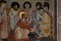 Giotto - Jesus washes disciples' feet