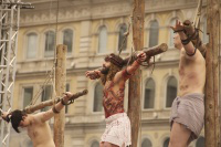 Scene from Trafalgar Square Passion 