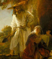 Mary Magdalene meets the Risen Lord - Rembrandt