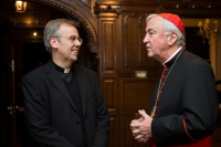 Mgr Hudson with Cardinal Nichols