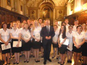 Schola Cantorum with Ambassador Nigel Baker