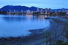 Vancouver from Kitsilano beach