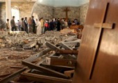 Bombed church in Baghdad