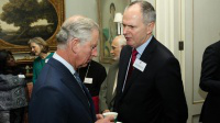 Prince Charles with Mr Kyrke-Smith