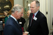 Prince Charles with Mr Kyrke-Smith