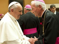 Pope Francis with Archbishop Smith