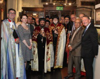 Bishop Angaelos with honoured guests