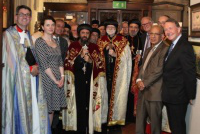 Bishop Angaelos with honoured guests