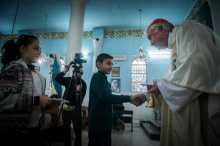 Cardinal meets Gaza's Catholic children