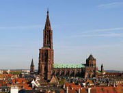 Strasbourg Cathedral which is celebrating its Millennium  Year 