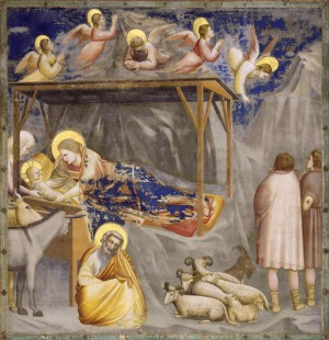 Giotto Nativity, Scrovegni Chapel, Padua