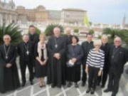 The three ordinaries with their wives & Cardinal, Rome 2014