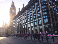 Campaigners under Big Ben