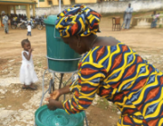 CAFOD handwash facility - Guinea