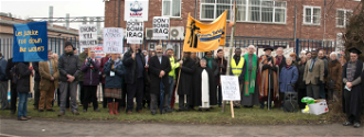 Protesters at Shenstone