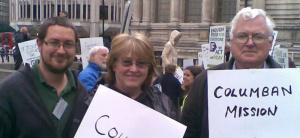 Team outside  Westminster Cathedral