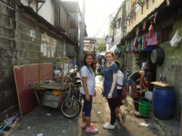 Visiting a Manila slum