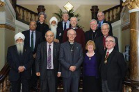 Archbishop Welby, centre front, Archbishop Longley , 2nd row on right