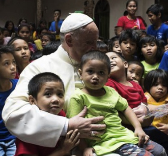 Visiting a childrens shelter in Manila