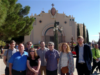 Group outside El Paso church
