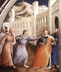 St Stephen arrested  - Giotto