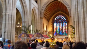 Migrants Mass procession at St George\'s Cathedral  2011 pic ICN