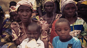 Families shelter in church - image Diocese of Maiduguri