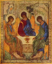 Trinity icon, Andrey Rublev, 15C 