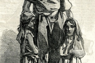 Bridget O'Donnell & children  Illustrated London News 1846