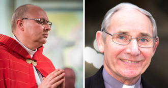 Bishops-elect Wilson and McAleenan