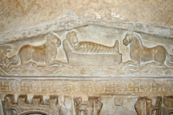 Nativity in catacombs of St Sebastian, image Giovanni Dallorto