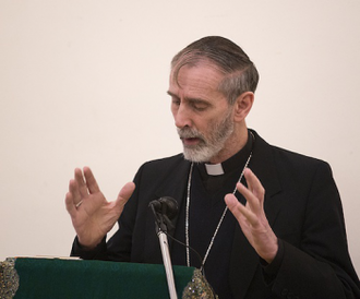 Bishop Alan Williams at the launch