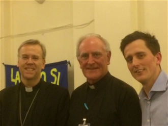 Bishop Nicholas Hudson, Fr Joe Ryan and  Danny Curtin.  For more pictures see ICN's FB page